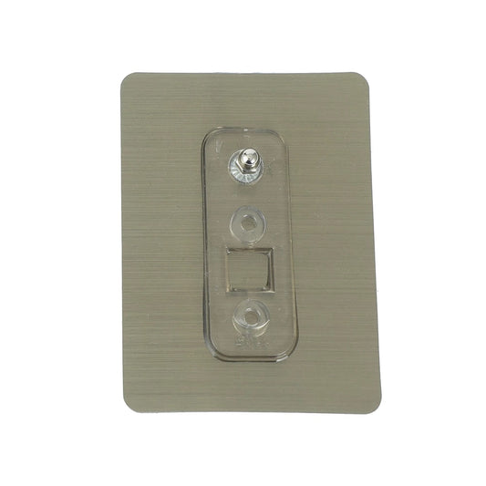 No-Drill Metal Bathroom Shelves - 2/4Pcs Adhesive Pads