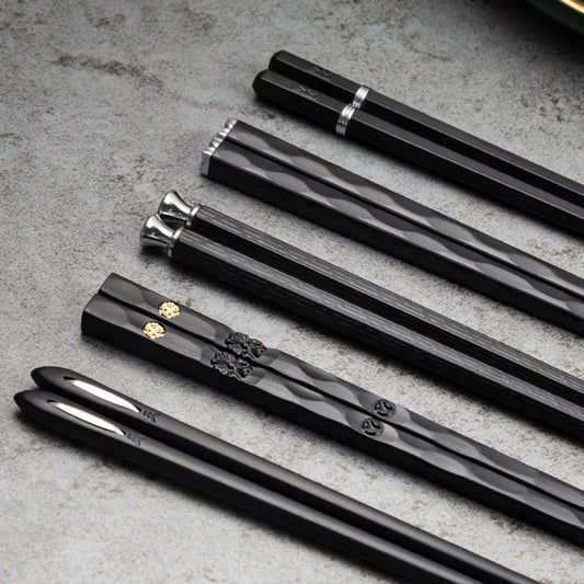 5pc Set Premium Japanese Non-Slip Chopsticks