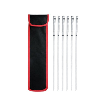 Stainless Steel BBQ Skewer Set with Storage Case