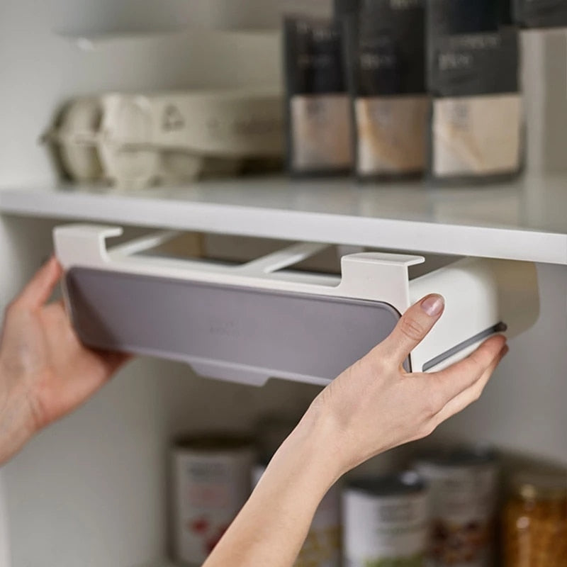 Shelf-Mounted Spice Rack